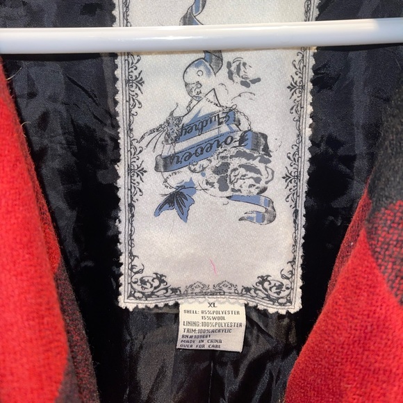 Women’s buffalo print jacket size XL - Picture 5 of 5